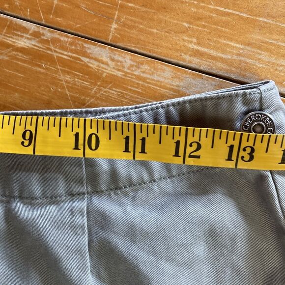 Cherokee Vintage 100% Cotton High Waisted Light Green 5.5” Inseam Skort Size 6 - Picture 7 of 9